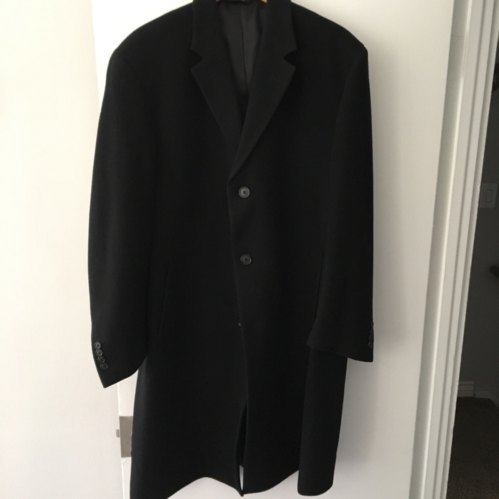 Jos. A. Bank Black Overcoat